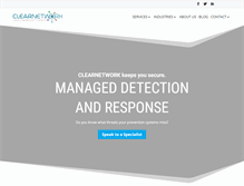 Tablet Screenshot of clearnetwork.com